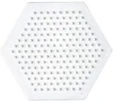 Hama 223 TR - Stiftplatte, transparent, Sechseck, Kunststoff Spiel