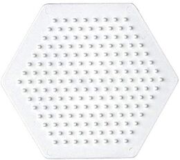 Hama 223 TR - Stiftplatte, transparent, Sechseck, Kunststoff Spiel