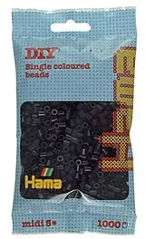 HAMA Perlen Aubergine 1.000 Stück Spiel