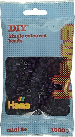 HAMA Perlen Aubergine 1.000 Stück Spiel