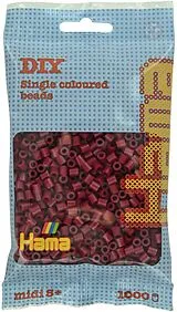 HAMA Perlen Dunkle Kirsche 1.000 Stück Spiel