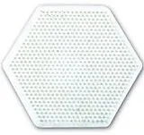 Hama 100-276 - Stiftplatte großes Sechseck, 6-eckig, 15 cm Spiel