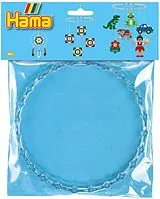 Hama 491 - Mobile-Ring für Bügelperlen, transparent, 18 cm, 2 Stück Spiel