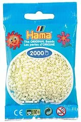 Hama 501-02 - DIY Bügelperlen Mini 10+, ca. 2000 Stück, Creme Spiel