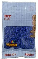 Hama 501-08 - DIY Bügelperlen Mini 10+, ca. 2000 Stück, Blau Spiel