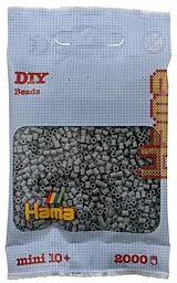 Hama 501-17 - DIY Bügelperlen Mini 10+, ca. 2000 Stück, Grau Spiel