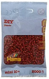 Hama 501-20 - DIY Bügelperlen Mini 10+, ca. 2000 Stück, Rotbraun Spiel