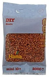 Hama 501-21 - DIY Bügelperlen Mini 10+, ca. 2000 Stück, Hellbraun Spiel