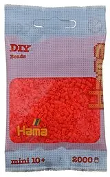 Hama 501-35 - DIY Bügelperlen Mini 10+, ca. 2000 Stück, Neon-Rot Spiel