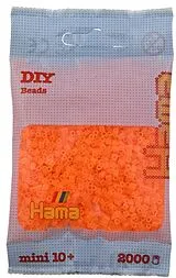 Hama 501-38 - DIY Bügelperlen Mini 10+, ca. 2000 Stück, Neon-Orange Spiel