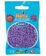 Hama 501-45 - Bügelperlen Mini 10+, ca. 2000 Stück, Pastell-Lila Spiel