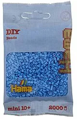 Hama 501-46 - DIY Bügelperlen Mini 10+, ca. 2000 Stück, Pastell-Blau Spiel