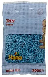 Hama 501-49 - DIY Bügelperlen Mini 10+, ca. 2000 Stück, Azurblau Spiel