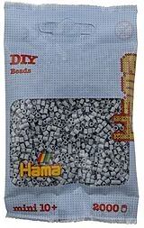 Hama 501-70 - DIY Bügelperlen Mini 10+, ca. 2000 Stück, Hellgrau Spiel