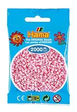 Hama 501-95 - DIY Bügelperlen Mini 10+, ca. 2000 Stück, Pastell-Rose Spiel