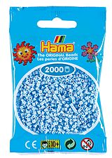 Hama 501-97 - DIY Bügelperlen Mini 10+, ca. 2000 Stück, Pastell-Eisblau Spiel