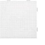 Hama 593 - Stiftplatte, groß viereckig, für 3249 Stifte für Mini-Perlen Spiel