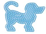 Hama 8202 - Stiftplatte Hund für Maxi-Bügelperlen, transparent Spiel