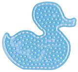 Hama 8203 - Stiftplatte Ente für Maxi-Bügelperlen, transparent Spiel