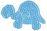 Hama 8210 - Stiftplatte Schildkröte für Maxi-Bügelperlen, transparent Spiel