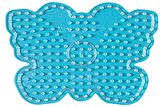 Hama 8218 - Stiftplatte Schmetterling für Maxi-Bügelperlen, transparent Spiel