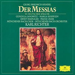 Gundula Janowitz, Marga Hoeffgen, Ernst Haefliger CD Der Messias (ga,Deutsch)