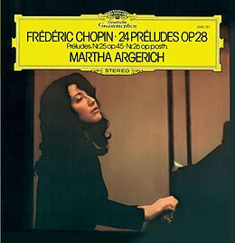 MARTHA ARGERICH Vinyl Frederic Chopin - 24 Preludes Op. 28 (180g) (Vinyl)