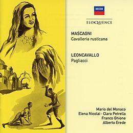 Del Monaco/Ghione/Erede/Protti CD Zwei Opernklassiker
