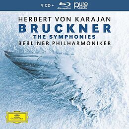 Karajan/Berliner Philharmonike CD + Blu-Ray Audio Bruckner - Die Sinfonien