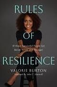 Couverture cartonnée Rules of Resilience de Valorie Burton