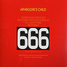 Aphrodite's Child CD 6 6 6