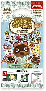 amiibo Cards Animal Crossing - Series 5 [3 pcs] comme un jeu Nintendo 3DS, Nintendo Wii U,