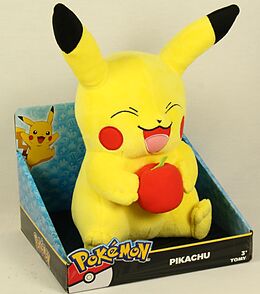 Pokemon Pikachu Plüsch mit Apfel Spiel