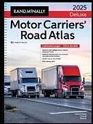 Couverture cartonnée Rand McNally 2025 Deluxe Motor Carriers Road Atlas de Rand Mcnally