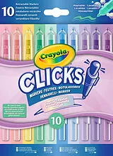 CRAYOLA - 10 Filzstifte Pastell Clicks Spiel