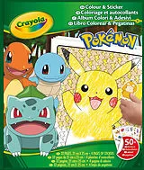 CRAYOLA - Mal- und Stickerbuch Pokémon Spiel