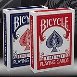 Bicycle Rider Back in Rot oder Blau (807 Classic Tuck, (Designer Spielkarten, Poker, Skat...) Spiel