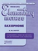 Couverture cartonnée Rubank Elementary Method Saxophone de 