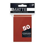 PRO-Matte Red Deck Protector Sleeves Standard (50) Spiel