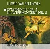Beethoven-Karajan CD Symphonie Nr. 2, Klavierkonzert Nr. 5