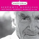 CD Berühmte Monologe:faust, Hamlet, Don Carlos U.v.m. von