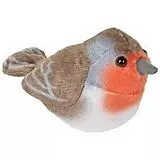 Plüsch Rotkehlchen singend RSPB Birds Spiel