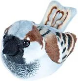 Plüsch Sperling mit Stimme RSPB Birds Spiel