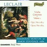 Simon Standage (Violine) CD Violin Concertos Vol I
