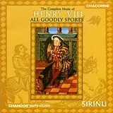 Sirinu CD Complete Music Of Henry Viii