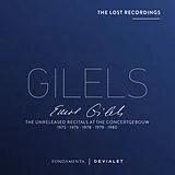 Emil Gilels CD Unreleased Recitals At The Concertgebouw 1975-1980
