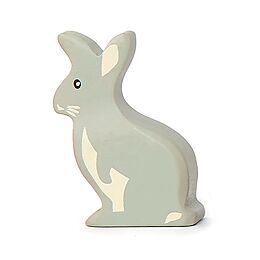 TENDER LEAF TOYS - Holztier Hase grau Spiel