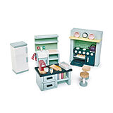 Tender Leaf 7508153 - Küchenset, Dovetail Kitchen Set, Puppenhaus-Möbel, Holz, 22-teilig Spiel