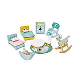 Tender Leaf 7508155 - Kinderzimmer, Dovetail Kidroom Set, Puppenhaus-Möbel, Holz, 14-teilig Spiel
