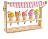 Tender Leaf 7508243 - Eistüten-Boutique, Eisladen, Holz, Maße: 33x12x26cm Spiel